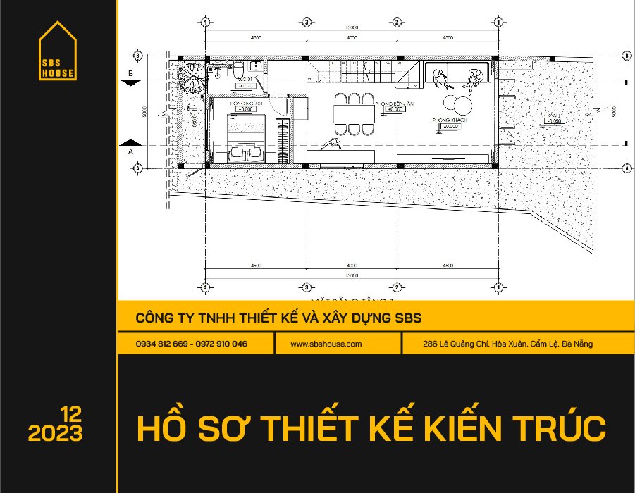 Hồ sơ thiết kế kiến trúc tại SBS HOUSE.